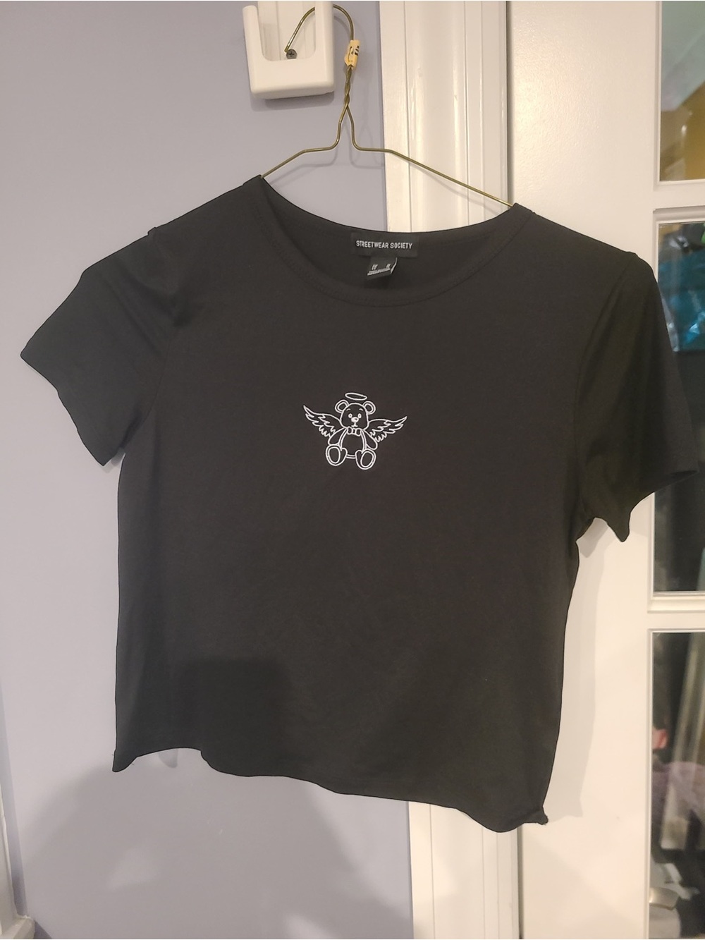 Streetwear Society Black crop top